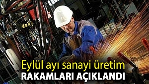Eylül ayı sanayi üretim rakamları açıklandı