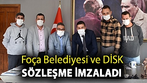 FOÇA BELEDİYESİ VE DİSK GENEL-İŞ İZMİR 4 NO’LU ŞUBE SÖZLEŞME İMZALADI