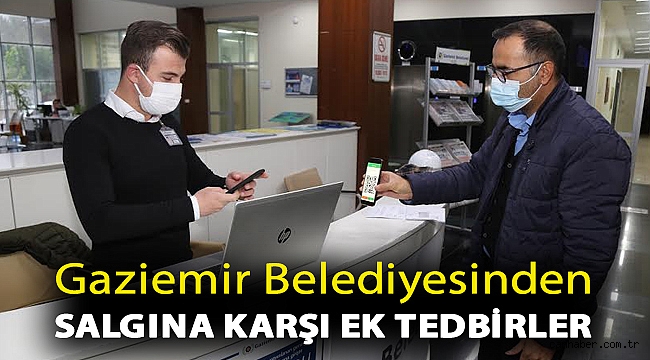 Gaziemir Belediyesinden salgına karşı ek tedbirler