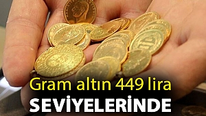 Gram altın 449 lira seviyelerinde