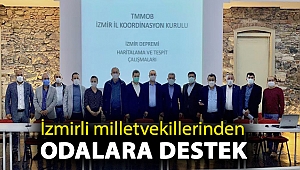 İzmirli milletvekillerinden odalara destek
