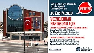 Karabağlar’da vezneler hafta sonu açık