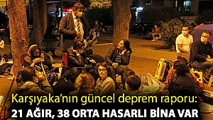 Karşıyaka’nın güncel deprem raporu: 21 ağır, 38 orta hasarlı bina var