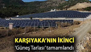 Karşıyaka’nın ikinci ‘Güneş Tarlası’ tamamlandı