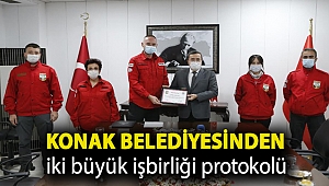 KONAK BELEDİYESİNDEN İKİ BÜYÜK İŞBİRLİĞİ PROTOKOLÜ