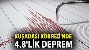 Kuşadası Körfezi'nde 4.8'lik deprem