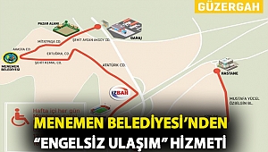 Menemen Belediyesi’nden “Engelsiz Ulaşım” hizmeti