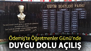 Ödemiş’te Öğretmenler Günü’nde duygu dolu açılış