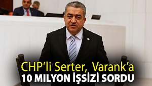 Serter, Varank’a 10 milyon işsizi sordu