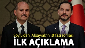 Soylu'dan, Albayrak'ın istifası sonrası ilk açıklama