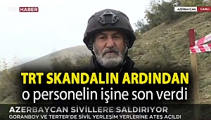 TRT skandalın ardından o personelin işine son verdi