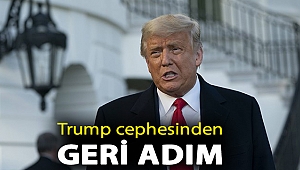 Trump cephesinden geri adım