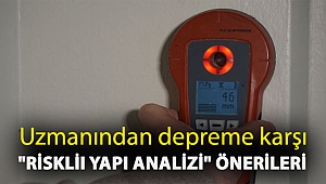 Uzmanından depreme karşı