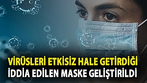 Virüsleri etkisiz hale getirdiği iddia edilen maske geliştirildi