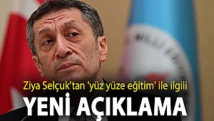 Ziya Selçuk'tan 'yüz yüze eğitim' ile ilgili yeni açıklama