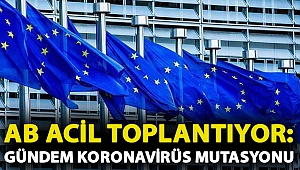 AB acil toplantıyor: Gündem koronavirüs mutasyonu