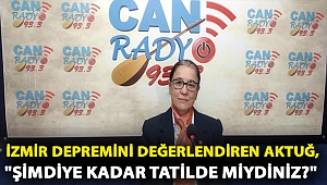 Aktuğ, İzmir 'de binalara zemin artı 5 kat sınırının getirilmesini değerlendirdi: 