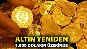 Altın yeniden 1,900 doların üzerinde