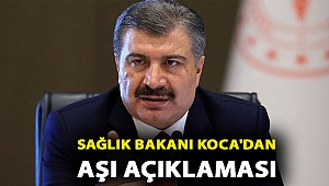 Bilim Kurulu toplantısı sonrası Sağlık Bakanı Koca'dan aşı açıklaması