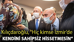 CHP Genel Başkanı Kılıçdaroğlu apartman görevlileriyle bir araya geldi: “Hiç kimse İzmir’de kendini sahipsiz hissetmesin”