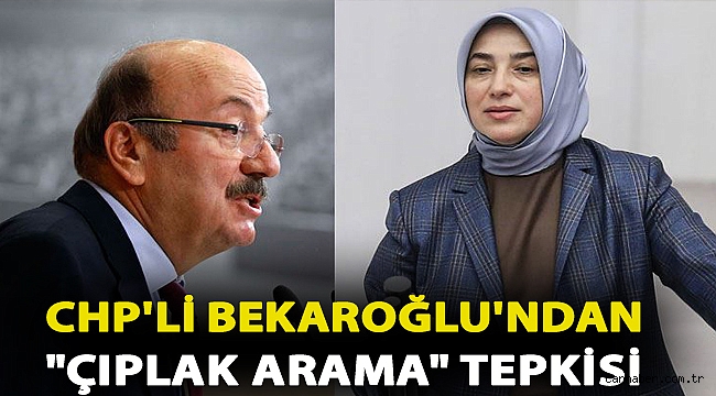 CHP'li Bekaroğlu'ndan
