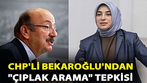 CHP'li Bekaroğlu'ndan