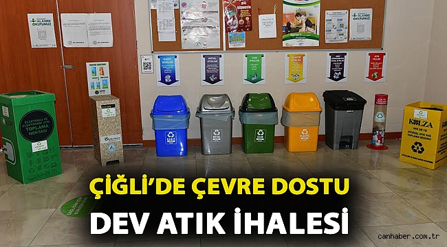 Çiğli’de Çevre Dostu Dev Atık İhalesi
