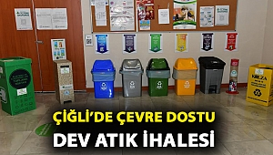 Çiğli’de Çevre Dostu Dev Atık İhalesi