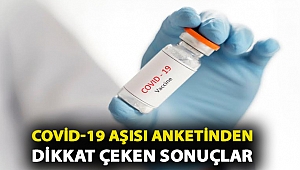 COVID-19 Aşısı Anketinden Dikkat Çeken Sonuçlar