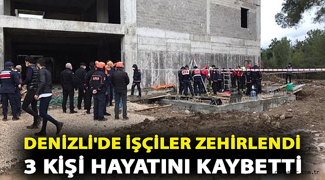Foseptikteki suyun tahliyesi sırasında pompanın egzozundan zehirlenen 8 işçiden 3'ü öldü