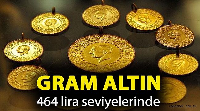 Gram altın 464 lira seviyelerinde