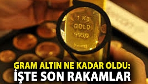 Gram altın ne kadar oldu: İşte son rakamlar