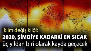 İklim değişikliği: 2020, şimdiye kadarki en sıcak üç yıldan biri olarak kayda geçecek