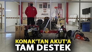 Konak’tan AKUT’a tam destek