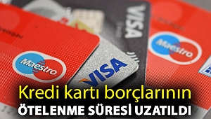 Kredi kartı borçlarının ötelenme süresi uzatıldı