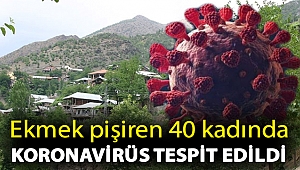 Mahalle fırınında ekmek pişiren 40 kadında koronavirüs tespit edildi
