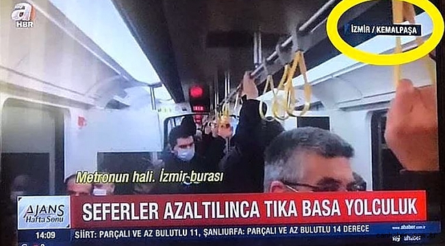 Metro hattı olmayan ilçede 'tıka basa yolculuk' haberi