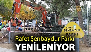 Rafet Şenbaydur Parkı yenileniyor