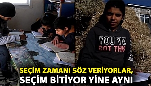 Seçim zamanı söz veriyorlar, seçim bitiyor yine aynı