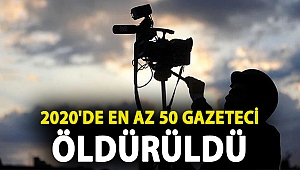 Sınır Tanımayan Gazeteciler Örgütü: 2020'de en az 50 gazeteci öldürüldü