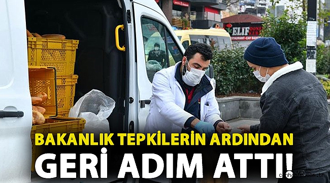 Bakanlık tepkilerin ardından geri adım attı!