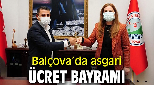 Balçova’da asgari ücret bayramı