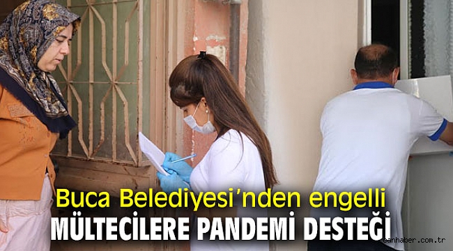 Buca Belediyesi’nden engelli mültecilere pandemi desteği