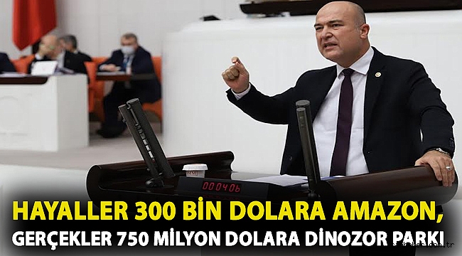 Hayaller 300 bin dolara Amazon, gerçekler 750 milyon dolara dinozor parkı…