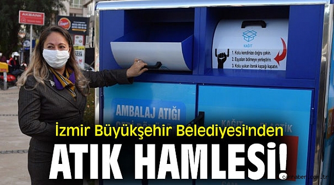 İzmir Büyükşehir Belediyesi'nden atık hamlesi!