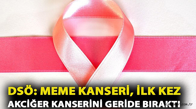DSÖ: Meme kanseri, ilk kez akciğer kanserini geride bıraktı
