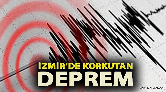 İzmir'de 5,1 büyüklüğünde deprem
