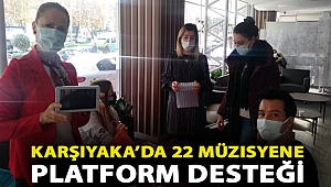 Karşıyaka’da 22 müzisyene platform desteği
