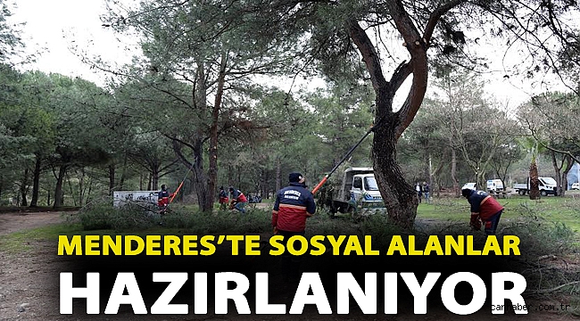 Menderes’te Sosyal Alanlar Hazırlanıyor