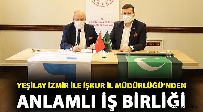 Yeşilay İzmir ile İŞKUR İl Müdürlüğü’nden anlamlı iş birliği